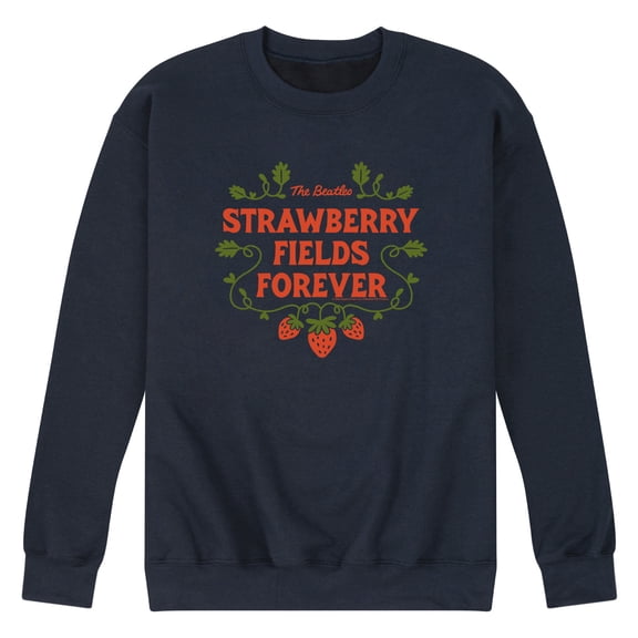 The Beatles - Strawberry Fields Forever - Men's Crew Fleece Sweatshirt