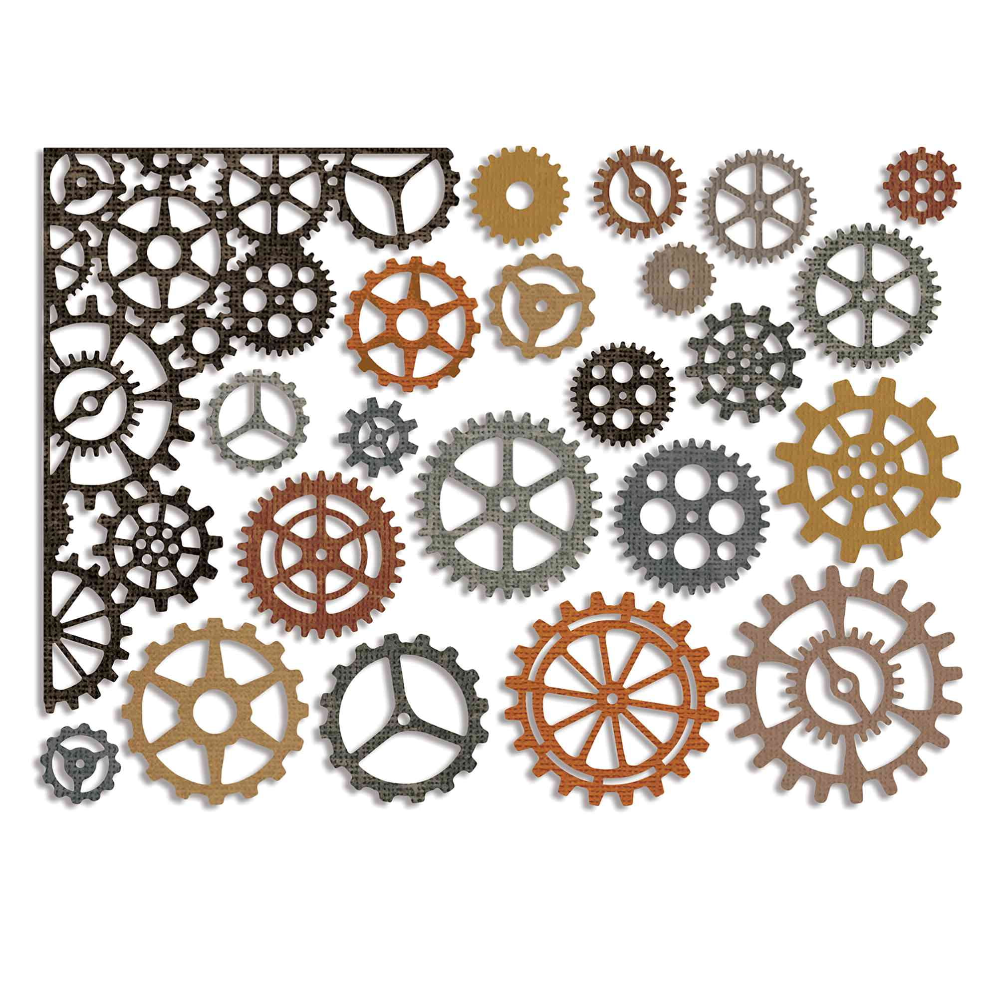 Sizzix Thinlits Dies - Gearhead by Tim Holtz