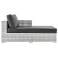 thumbnail image 3 of Modway Convene Outdoor Patio Right Chaise in Light Gray Charcoal, 3 of 8