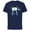 Navy, variant on Imperial Stormtroopers AT-AT Imperial March Funny - Short Sleeve Cotton T-Shirt for Adults - Customized-Navy