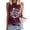 Wine, variant on Women's Tennis Tanks Women Summer Casual Sleeveless Crew Neck Graphic Basic Black Shirts Knit Tank Top for Everyday Comfort and Easy Styling Navy M