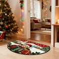 thumbnail image 5 of Antqov Half Round Doormat 16x24" Non-Slip Christmas Rug Holiday Door Mats Entryway Floor Rugs Indoor for Kitchen Living Room Bathroom Supplies, 5 of 6