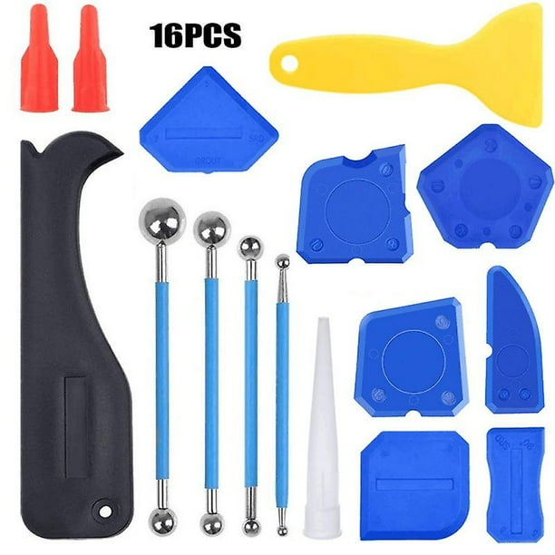 16pcs Plastic Putty Knife Set Flexible Plastic Scraper For Wall