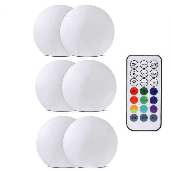 Pool / outdoor floating light balls - x 6