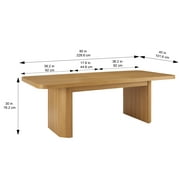 Better Homes & Gardens Juliet Expandable Dining Table, Light Honey