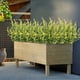 thumbnail image 5 of HWRETIE Plantas colgantes artificiales para exteriores,decoración para bodas y jardines en interiores y exteriores,vegetación mixta con pasto de caballito de mar,lavanda y espiga de trigo, 5 of 7