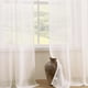 thumbnail image 3 of Cortinas transparentes Joydeco crema 274 cm de largo para sala de estar 2 paneles, 3 of 8