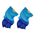 thumbnail image 2 of TISHITA Real Silk Belly Dance Fan Dancing 1.8m for hand Stage Performance Blue, 2 of 8