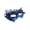 B002- Blue, variant on Half Face Mask for Masquerade Party, Black Eye Mask with Glittering Crystals, Masquerade Mask for Women, Birthday Gift for Women at Halloween Events