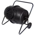 thumbnail image 1 of KoolScapes 50-Gallon Tumbling Composter Bin, Rotatable Wheeled Composting System for Garden, Easy Waste Recycling, Black, 1 of 7