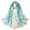 Light blue, variant on YUEHAO Women's Silk Flower Print Long Soft Wrap Scarf