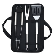 3/7/20 Pcs Stainless Steel BBQ Tool Set Complete Grill Accessories Kit with Spatula Tongs Forks for Outdoor Camping Barbecue High-Temperature Resistant Utensils