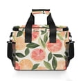 thumbnail image 7 of FORMRS Insulated Cooler Bag 24 Cans Capacity Soft Leakproof Lunch Box with Side Pockets, Watercolor Grapefruit, 7 of 7