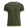 thumbnail image 5 of Cotton Linen T Shirts for Man Summer Casual Lightweight Breathable Short Sleeve Crewneck Loose Tshirts, 5 of 6
