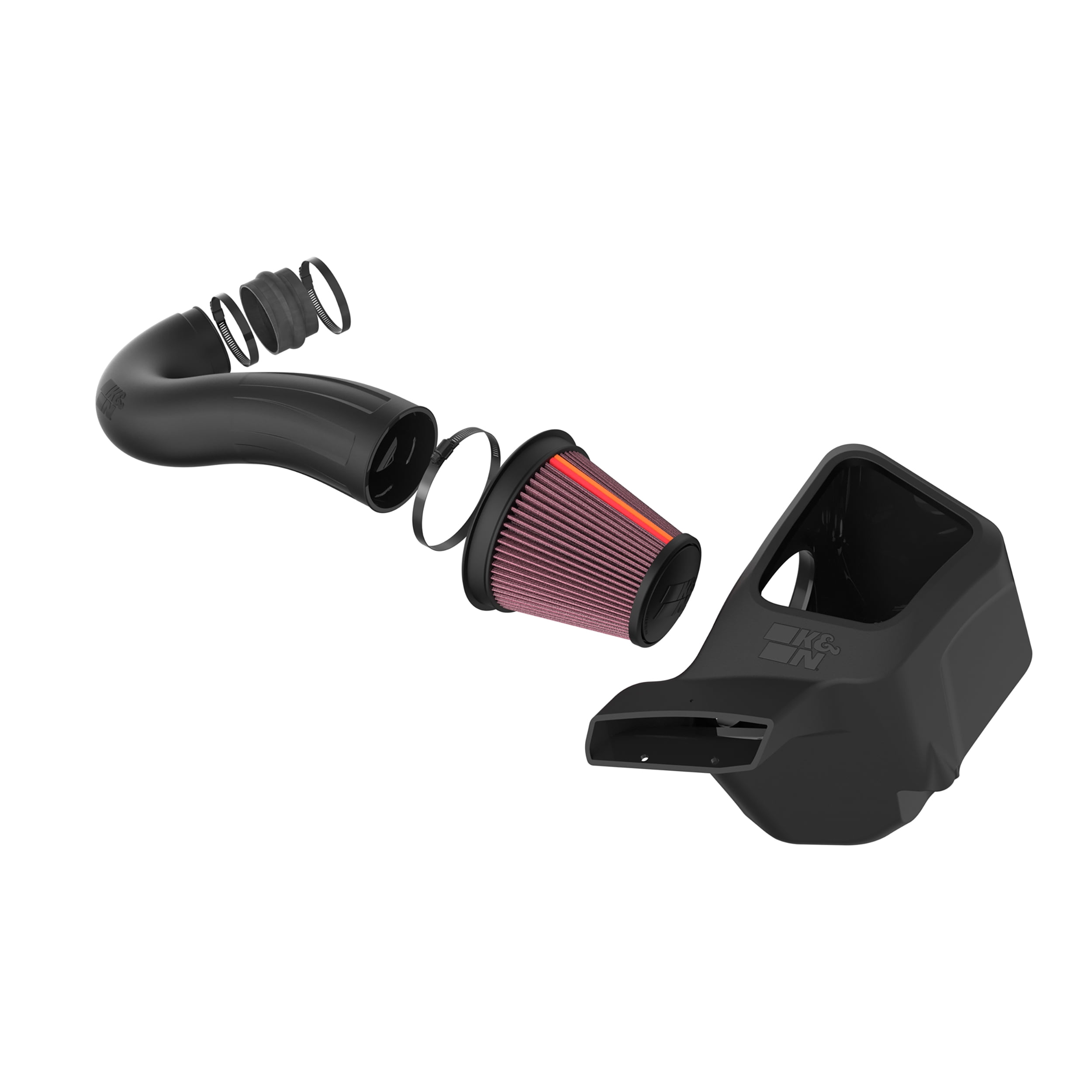 K&N Performance NextGen Cold Air Intake System: Easy Installation, Engineered to Maximize Airflow, Boost Horsepower & Torque, 50-1563