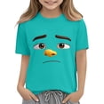 thumbnail image 7 of Teyfeniy Kids Funny Graphic Cotton T-Shirts Short Sleeve Summer Interesting Print Casual Crew Neck Pullover Tops Fashion Shirts Unisex Boys and Girls, for 3 to 10 Years, 7 of 7