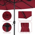 thumbnail image 7 of Patiojoy 15FT Double-Sided Twin Patio Umbrella Extra-Large Market Umbrella for Outdoor, 7 of 7