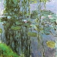 thumbnail image 2 of Monet, Claude 15x15 Black Ornate Wood Framed with Double Matting Museum Art Print Titled - Water-lilies 1915, 2 of 4