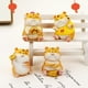thumbnail image 3 of Decoración hogareña Gwong Dibujos animados Tigre Miniatura Preciosa Resina Portátil Mini Tiger Figura para escritorio Gwong 21082258, 3 of 6