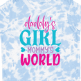 thumbnail image 4 of Inktastic Baby Daddy's Girl Mommy's World Cute Design Girls Toddler T-Shirt, 4 of 5