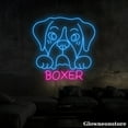thumbnail image 3 of Glowneon Rottweiler Neon Sign, Rottweiler Dog Led Light, Dog Lover Gift, Pet Shop Decor, 3 of 5