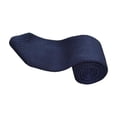 thumbnail image 3 of relayinert Cravate Tricotée Unie pour Homme, Mode, Décontractée, Fine, Étroite, Bleu Tissé, Bleu Marine, 3 of 6