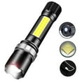 thumbnail image 2 of Cadorn LED Flashlight - 1000 Lumens Super Bright, Zoomable, Rechargeable with 4 Modes, IPX6 Waterproof, Powerful Handheld Torch for Outdoor & Emergency, 2 of 9