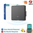 thumbnail image 1 of For Tuya For Zigbee 1/2/3 Gang Human Motion-Sensing Smart Wall Secure Switch, 1 of 7