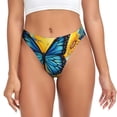 thumbnail image 1 of Fotbe Colorful Cloud Butterfly Sunflower Tanga Sin Costuras para Mujer con Estampado – Panties Invisibles, Transpirables y Cómodos para Uso Diario-Large, 1 of 6