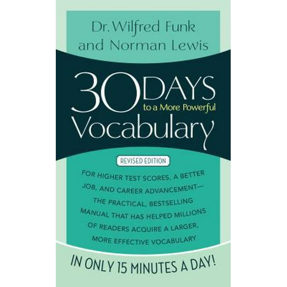 Pre-Owned 30 Days to a More Powerful Vocabulary (Mass Market Paperback) 067174349X 9780671743499