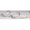 thumbnail image 2 of Crème 3" Spoiler Shad Swim Bait Lure, Pearl, 2 of 5