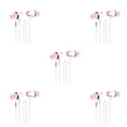 thumbnail image 2 of Kearding Auriculares con cable Auriculares intrauditivos con reducción de ruido con conector de 3,5 mm Rose+Red Type2 NO2, 2 of 6