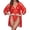 Bright Red, variant on Women Lingerie Set 2 Piece Lace Kimono Robes with One Piece Bodysuit Sexy Sleepwear