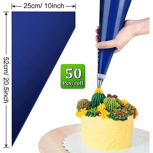 50pcs Disposable Piping Bags Extra Large Thicken 21inch Pastry