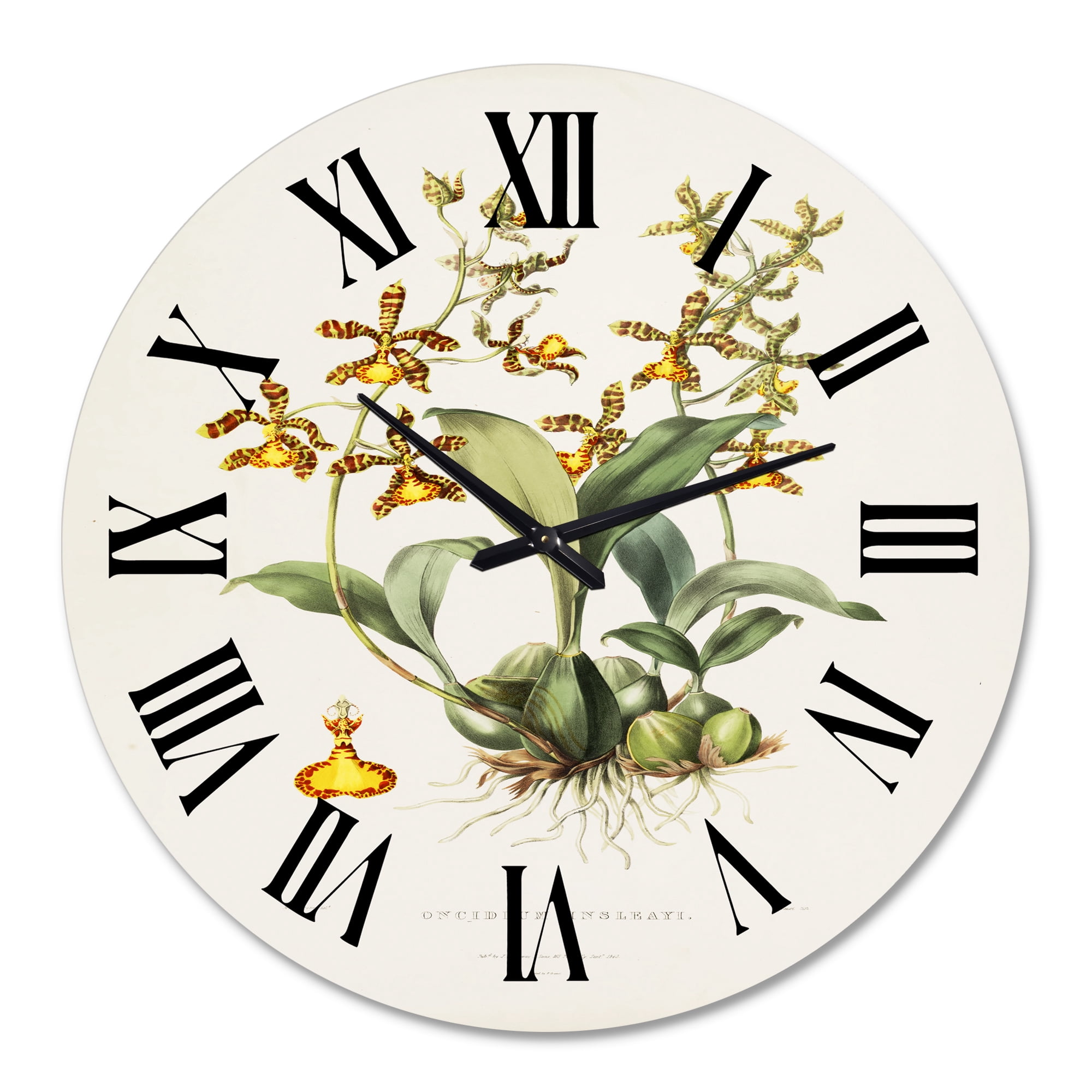 Designart 1 in Quartz Traditional Wall Clock