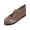 Coffee, variant on Dlongli Women's Ballet Shoes Comfortable Slip on Round Toe Flat Casual Shoes for Walking Driving Dressy