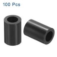 thumbnail image 3 of 100 Packs Nylon Round Spacers 4mm ID, 7mm OD, 10mm Height Screws Spacers Plastic Spacer for M4 Screws, Black, 3 of 6