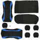 thumbnail image 3 of Fundas para asientos de coche Funda universal para asiento de coche 9 piezas azul y negro esquí esquí Gafas de esquí, 3 of 4