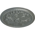 thumbnail image 3 of Ekena Millwork 16 7/8"OD x 1 1/2"P Swindon Ceiling Medallion (Fits Canopies up to 2 7/8"), Hand-Painted Platinum, 3 of 6