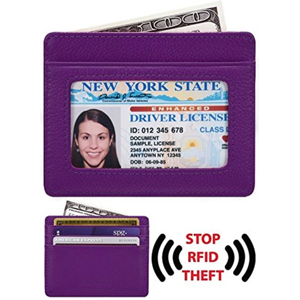 Wallets for women,genuine leather womens wallets,Slim Wallet Front