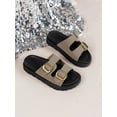 thumbnail image 6 of Women Buckle Decor Footbed Sandals  Flatform Fashion Sandals, 6 of 7