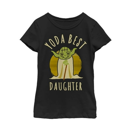 Star Wars Girls' Yoda Best Daughter Cartoon (Best Female Cartoon Characters Of The 90s)