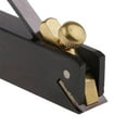 thumbnail image 3 of Ebony Wood Ladder Shape Woodcraft Plane Nose Shoulder planer for wood Hand Tools HSS Blade Opened Universal Type 75x12x20mm, 3 of 7