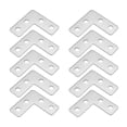 thumbnail image 4 of Uxcell Flat Plate L Shape, 40mmx40mm, Angle Corner Brace Repair Brackets 10pcs, 4 of 4