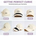 thumbnail image 4 of 4Pcs 2 Styles Hat Brim Curve Bender Hat Curving Tool Brim Shape Forming Hats Brim Curve Keeper Plastic Hat Bill Bender, 4 of 5