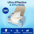 thumbnail image 2 of Fabric Softener Dryer Sheets – Fragrance Free, Hypo er nic, No Harsh Chemicals, Safe for Sensitive Skin – Static Cling & Wrinkle Reducer – ntle Fabric Care – Made in USA (2 Pack), 2 of 5