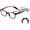 Red Square, variant on Kids Blue Light Glasses, Computer Gaming Grasses for Girls Boys Age 3-10, Anti Blue Ray TR90 Eyeglasses