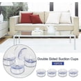 thumbnail image 3 of 10pcs Double Sided Suction Cups Slip-proof Double Sided Sucker Pads Transparent Table Spacers For Glass Table TopGift, 3 of 5
