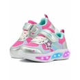 thumbnail image 2 of Tenis Bubble Gummers Versy para niña con Luces estrella fucsia 17, 2 of 7