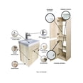 thumbnail image 2 of Combo de Gabinete Con Lavamanos y Monomando Flotante + Gabinete Organizador Seine, 2 of 6
